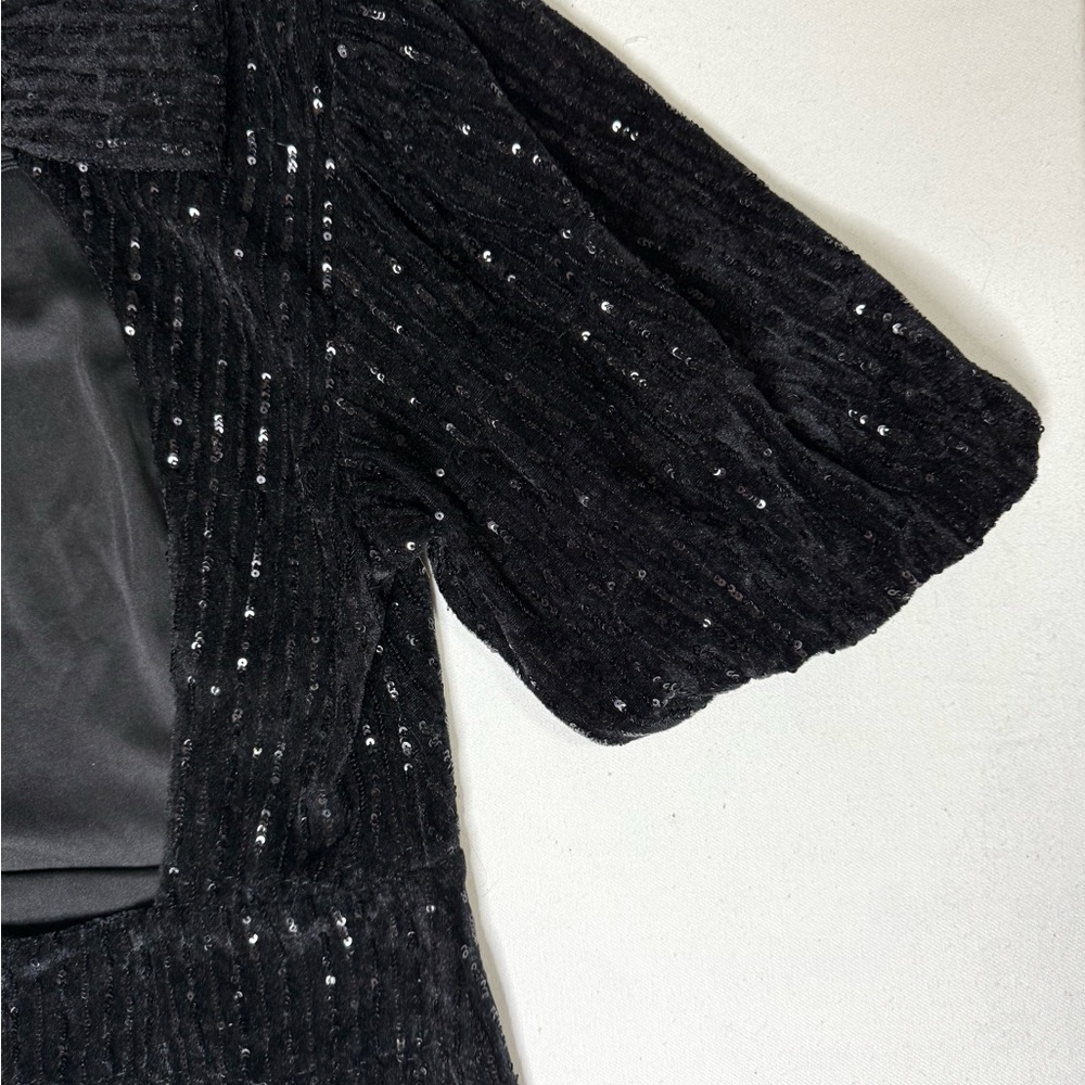 Black Sequin Dress - Picture 4 of 9